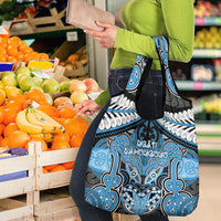 Aotearoa Iwi Ngati Kahungunu Grocery Bag Maori Kowhaiwhai Pattern LT19 - Polynesian Pride