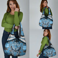 Aotearoa Iwi Ngati Kahungunu Grocery Bag Maori Kowhaiwhai Pattern LT19 - Polynesian Pride