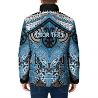 Aotearoa Iwi Ngati Kahungunu Personalised Padded Jacket Maori Kowhaiwhai Pattern LT19 - Polynesian Pride