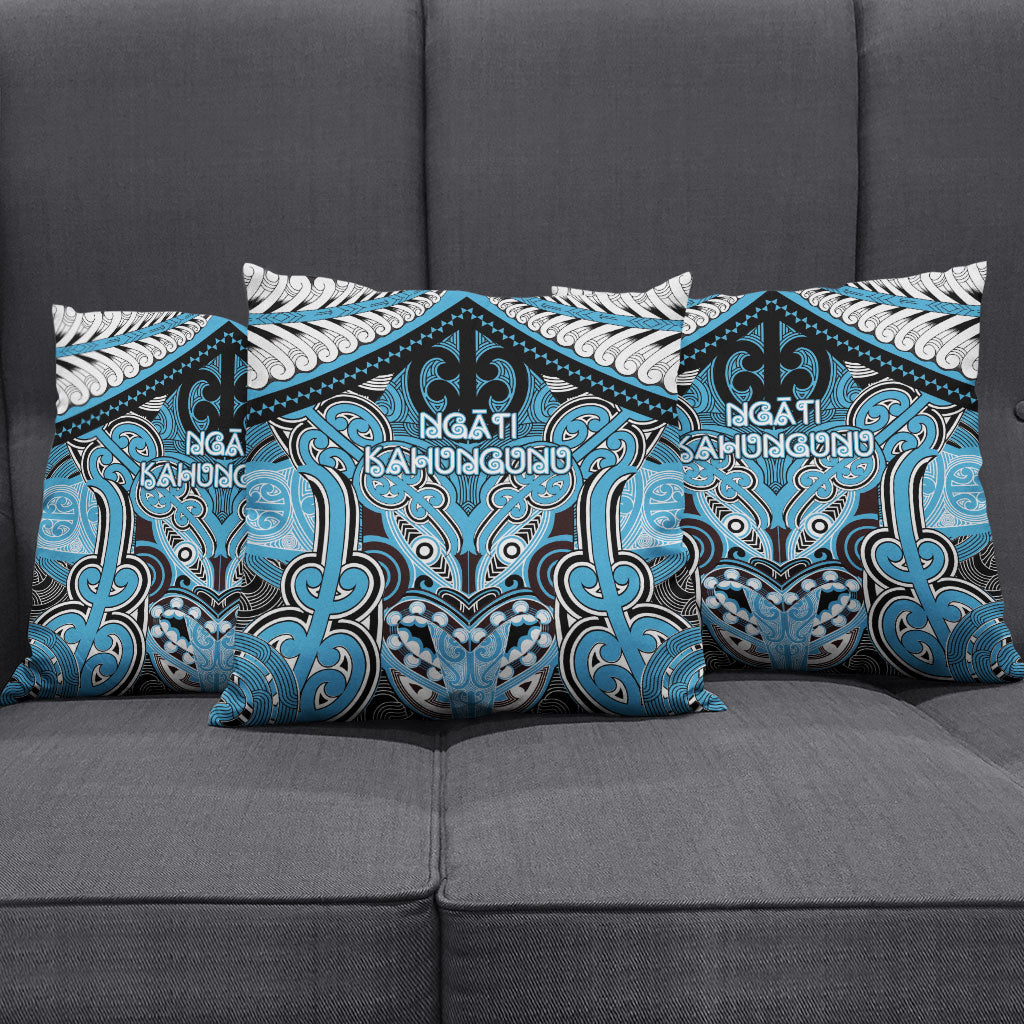 Aotearoa Iwi Ngati Kahungunu Pillow Cover Maori Kowhaiwhai Pattern LT19 - Polynesian Pride