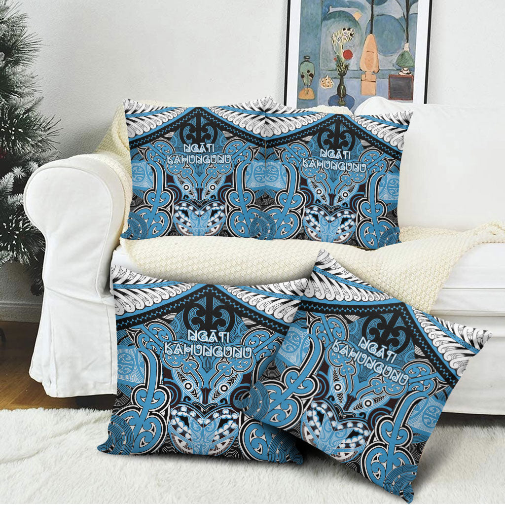 Aotearoa Iwi Ngati Kahungunu Pillow Cover Maori Kowhaiwhai Pattern LT19 - Polynesian Pride