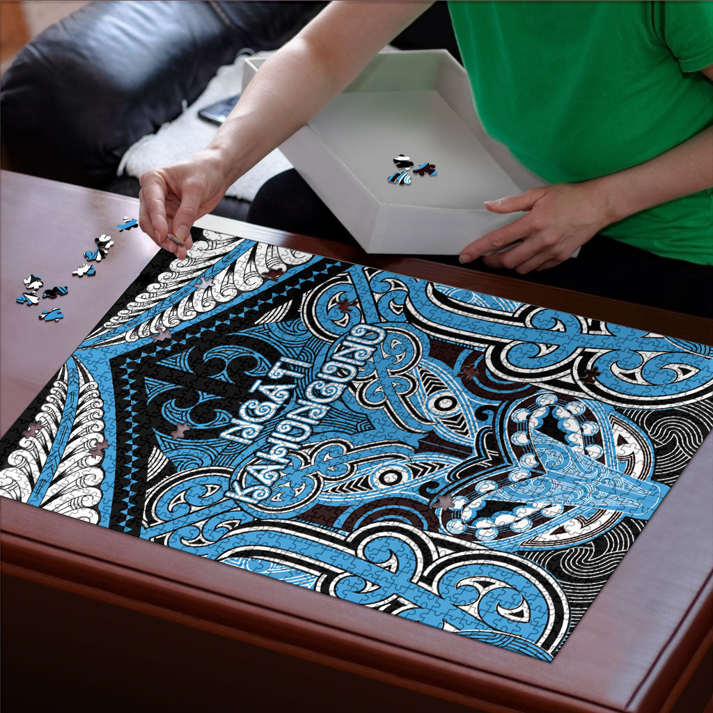Aotearoa Iwi Ngati Kahungunu Puzzle Maori Kowhaiwhai Pattern LT19 - Polynesian Pride