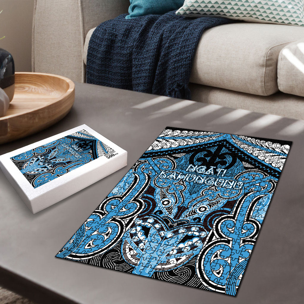 Aotearoa Iwi Ngati Kahungunu Puzzle Maori Kowhaiwhai Pattern LT19 - Polynesian Pride