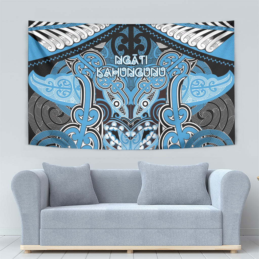 Aotearoa Iwi Ngati Kahungunu Tapestry Maori Kowhaiwhai Pattern LT19 - Polynesian Pride