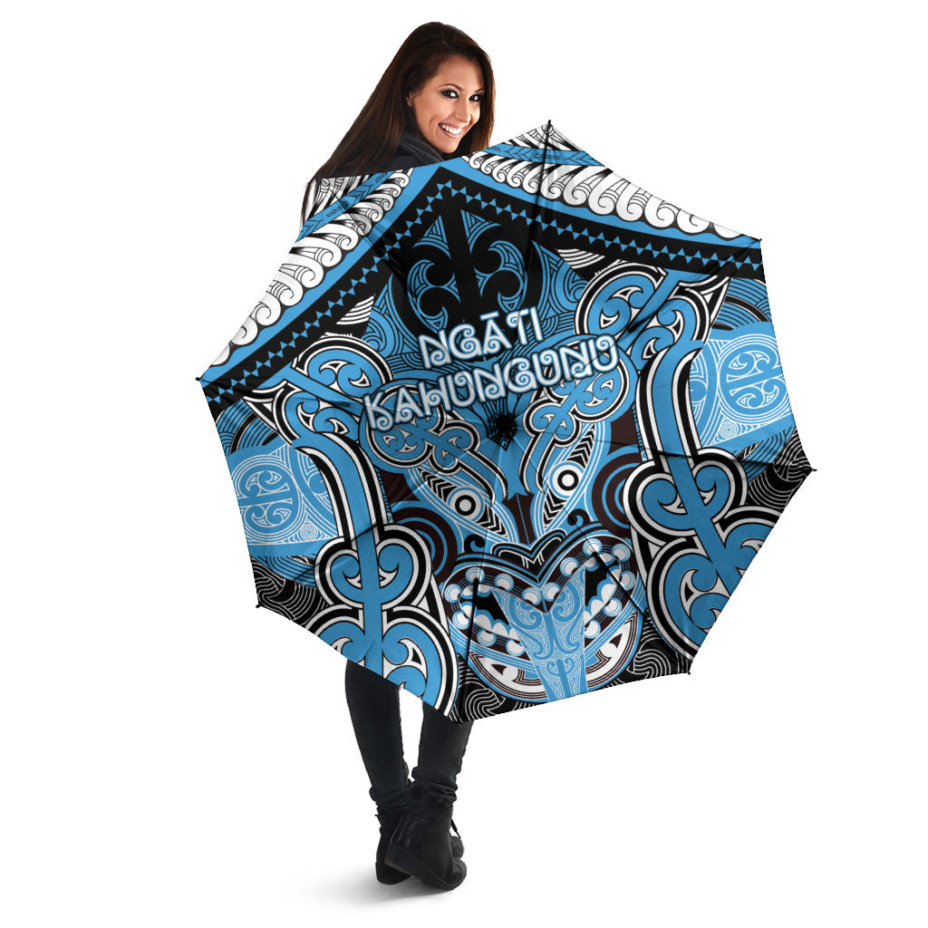 Aotearoa Iwi Ngati Kahungunu Umbrella Maori Kowhaiwhai Pattern LT19 - Polynesian Pride