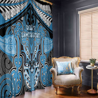 Aotearoa Iwi Ngati Kahungunu Window Curtain Maori Kowhaiwhai Pattern LT19 - Polynesian Pride