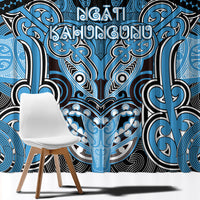 Aotearoa Iwi Ngati Kahungunu Window Curtain Maori Kowhaiwhai Pattern LT19 - Polynesian Pride