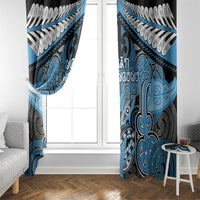 Aotearoa Iwi Ngati Kahungunu Window Curtain Maori Kowhaiwhai Pattern LT19 - Polynesian Pride