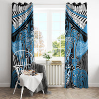 Aotearoa Iwi Ngati Kahungunu Window Curtain Maori Kowhaiwhai Pattern LT19 - Polynesian Pride