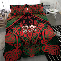 Aotearoa Iwi Tuhoe Bedding Set Maori Kowhaiwhai Pattern LT19 - Polynesian Pride