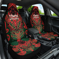Aotearoa Iwi Tuhoe Car Seat Cover Maori Kowhaiwhai Pattern LT19 One Size Red - Polynesian Pride