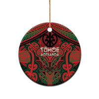 Aotearoa Iwi Tuhoe Personalised Ceramic Ornament Maori Kowhaiwhai Pattern LT19 - Polynesian Pride