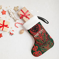 Aotearoa Iwi Tuhoe Personalised Christmas Stocking Maori Kowhaiwhai Pattern LT19 - Polynesian Pride