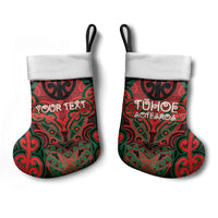 Aotearoa Iwi Tuhoe Personalised Christmas Stocking Maori Kowhaiwhai Pattern LT19 - Polynesian Pride