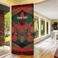 Aotearoa Iwi Tuhoe Personalised Door Cover Maori Kowhaiwhai Pattern LT19 - Polynesian Pride