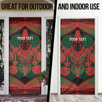 Aotearoa Iwi Tuhoe Personalised Door Cover Maori Kowhaiwhai Pattern LT19 - Polynesian Pride