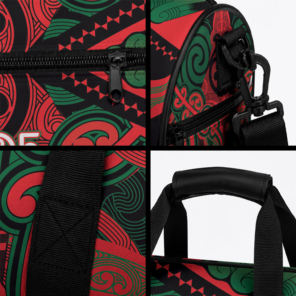 Aotearoa Iwi Tuhoe Duffle Bag Maori Kowhaiwhai Pattern LT19 - Polynesian Pride