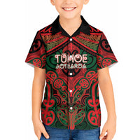 Aotearoa Iwi Tuhoe Personalised Hawaiian Shirt Maori Kowhaiwhai Pattern LT19 - Polynesian Pride