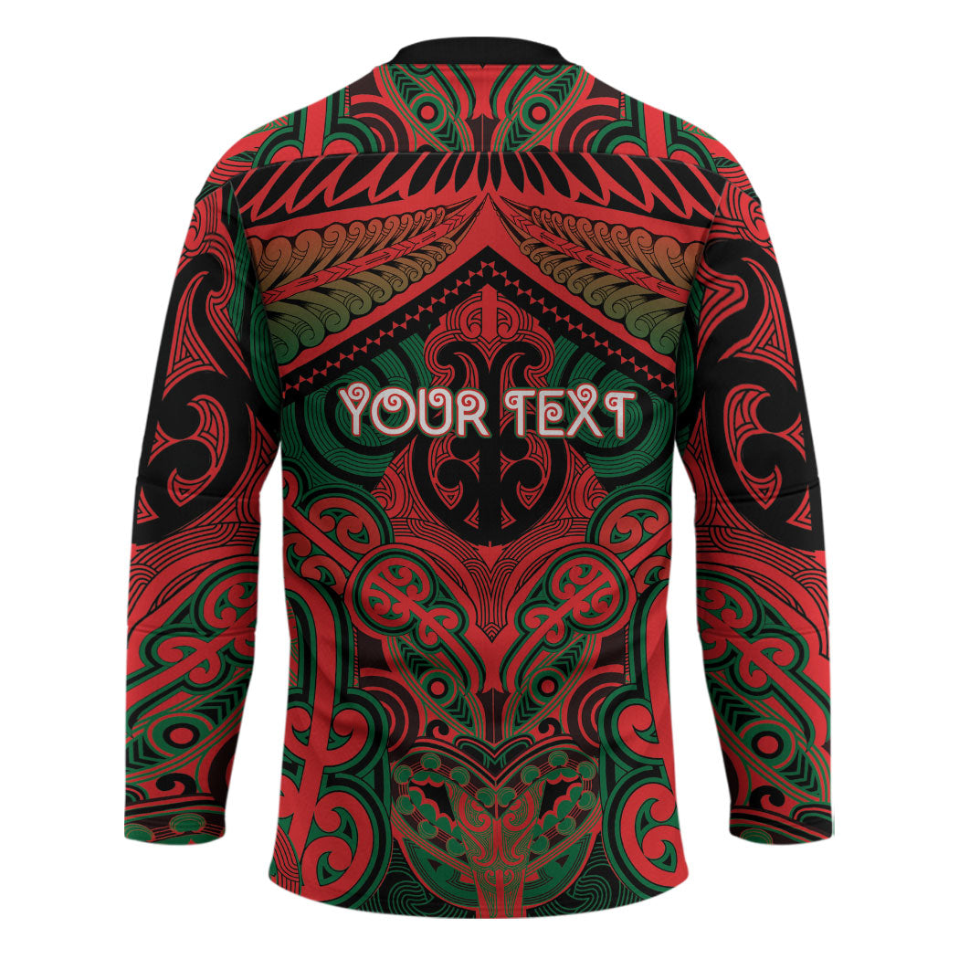 Aotearoa Iwi Tuhoe Personalised Hockey Jersey Maori Kowhaiwhai Pattern LT19 - Polynesian Pride