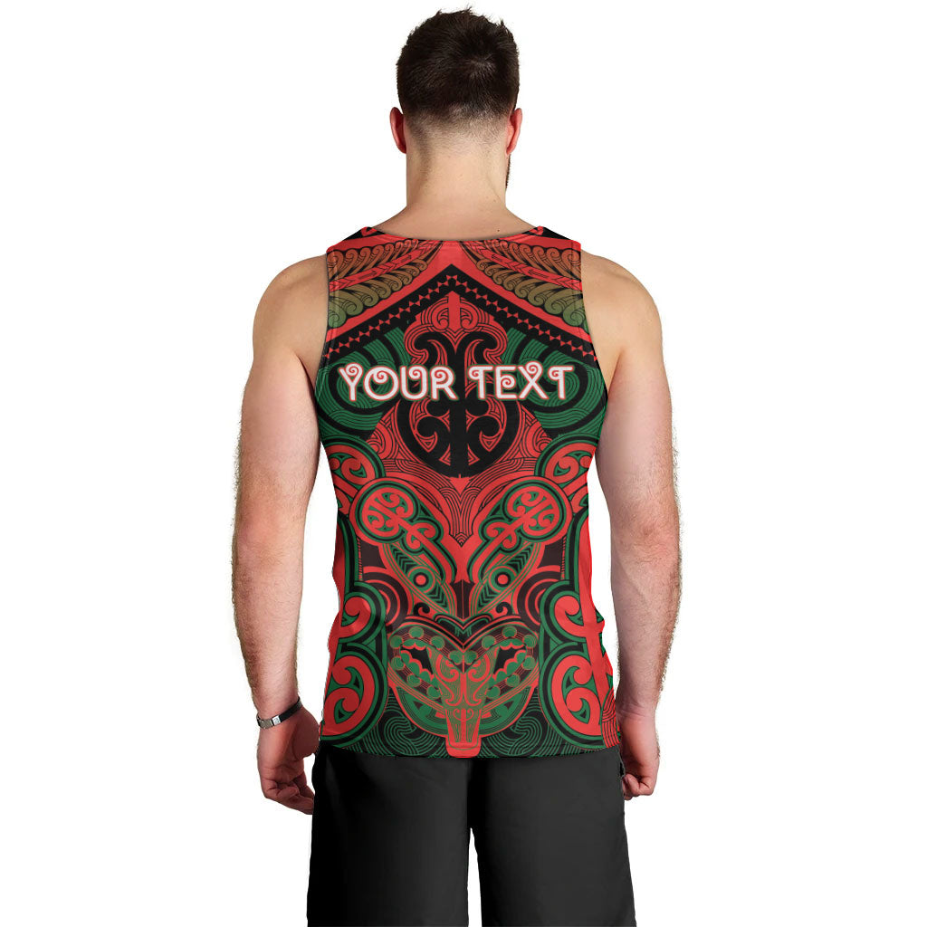 Aotearoa Iwi Tuhoe Personalised Men Tank Top Maori Kowhaiwhai Pattern LT19 - Polynesian Pride