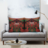 Aotearoa Iwi Tuhoe Pillow Cover Maori Kowhaiwhai Pattern LT19 - Polynesian Pride