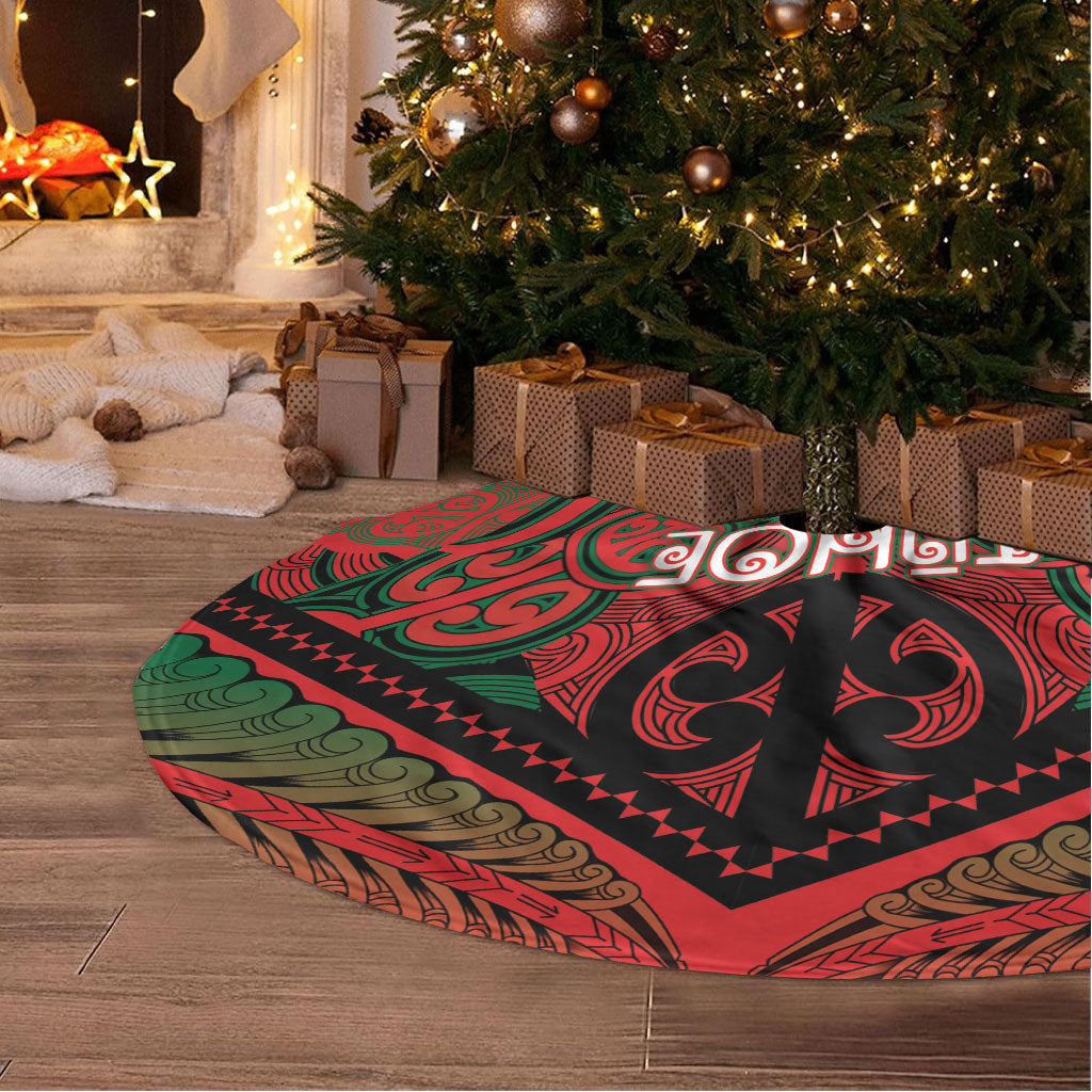 Aotearoa Iwi Tuhoe Tree Skirt Maori Kowhaiwhai Pattern LT19 - Polynesian Pride