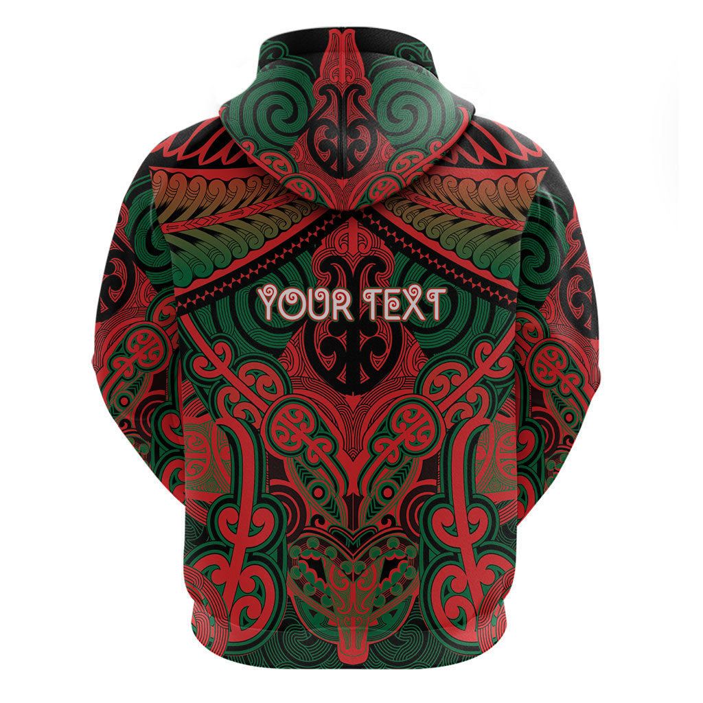 Aotearoa Iwi Tuhoe Personalised Zip Hoodie Maori Kowhaiwhai Pattern LT19 - Polynesian Pride