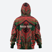 Aotearoa Iwi Tuhoe Personalised Zip Hoodie Maori Kowhaiwhai Pattern LT19 - Polynesian Pride