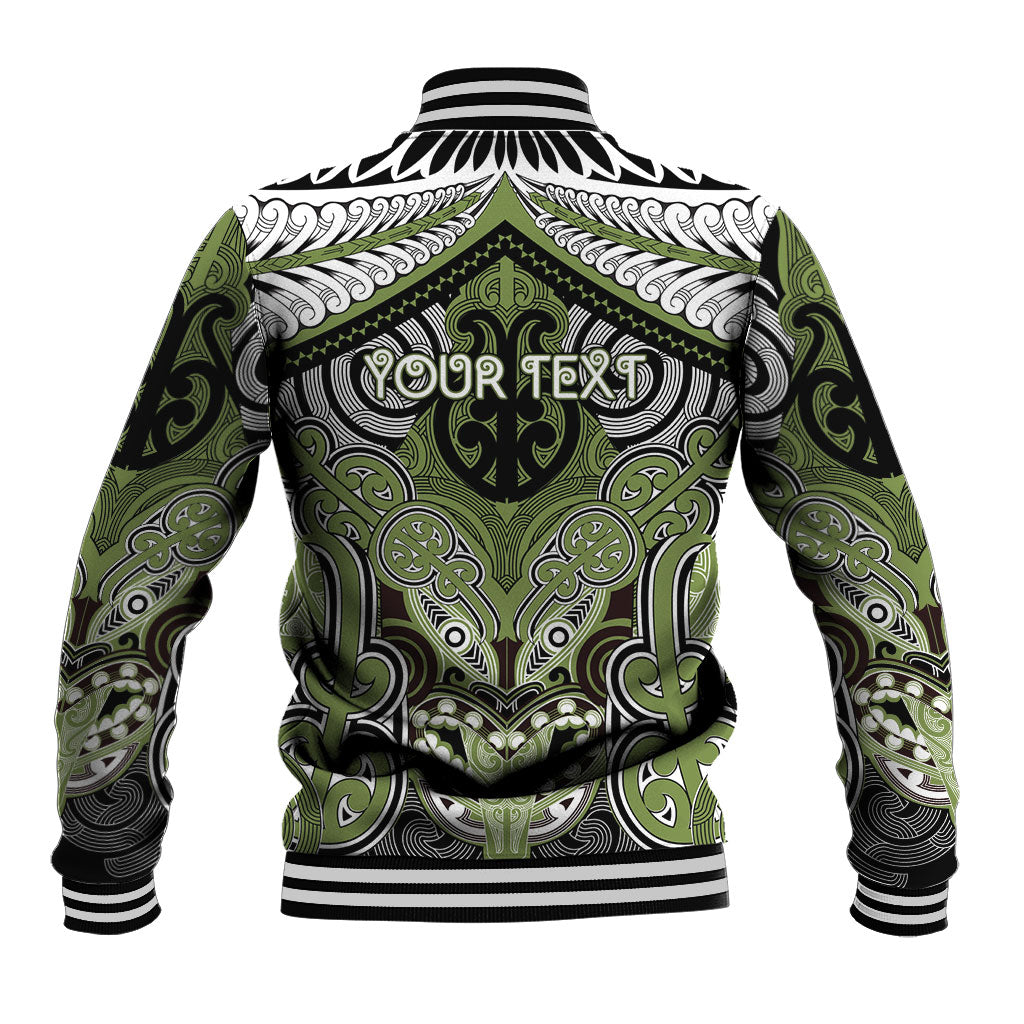 Aotearoa Iwi Whakatohea Personalised Baseball Jacket Maori Kowhaiwhai Pattern LT19 - Polynesian Pride