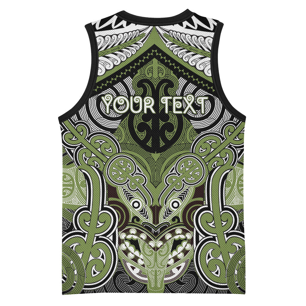 Aotearoa Iwi Whakatohea Personalised Basketball Jersey Maori Kowhaiwhai Pattern LT19 - Polynesian Pride