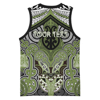 Aotearoa Iwi Whakatohea Personalised Basketball Jersey Maori Kowhaiwhai Pattern LT19 - Polynesian Pride
