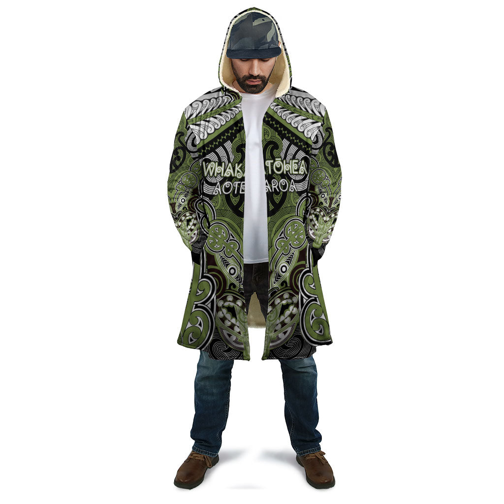 Aotearoa Iwi Whakatohea Personalised Cloak Maori Kowhaiwhai Pattern LT19 - Polynesian Pride