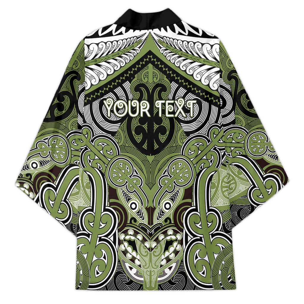 Aotearoa Iwi Whakatohea Personalised Kimono Maori Kowhaiwhai Pattern LT19 - Polynesian Pride
