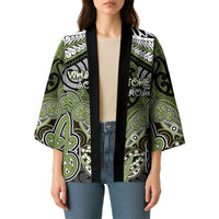 Aotearoa Iwi Whakatohea Personalised Kimono Maori Kowhaiwhai Pattern LT19 - Polynesian Pride