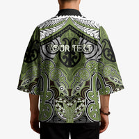 Aotearoa Iwi Whakatohea Personalised Kimono Maori Kowhaiwhai Pattern LT19 - Polynesian Pride