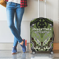 Aotearoa Iwi Whakatohea Luggage Cover Maori Kowhaiwhai Pattern LT19 - Polynesian Pride
