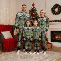 Aotearoa Iwi Whakatohea Personalised Christmas Pajama Set Maori Kowhaiwhai Pattern LT19 - Polynesian Pride