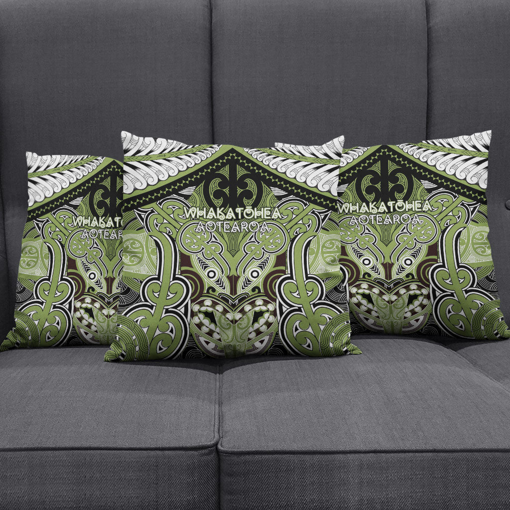 Aotearoa Iwi Whakatohea Pillow Cover Maori Kowhaiwhai Pattern LT19 - Polynesian Pride