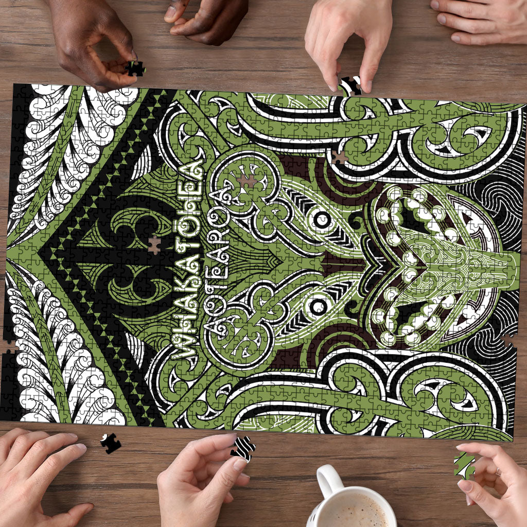 Aotearoa Iwi Whakatohea Puzzle Maori Kowhaiwhai Pattern LT19 - Polynesian Pride