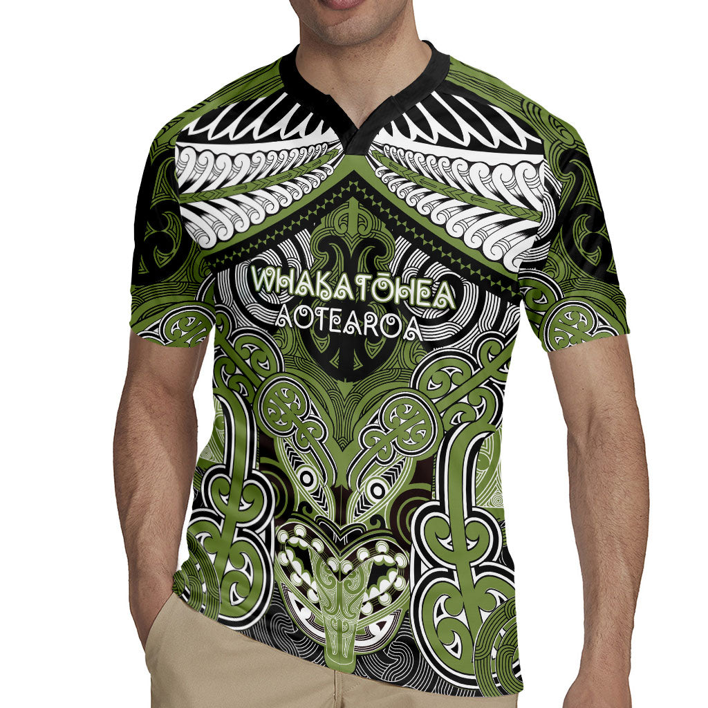 Aotearoa Iwi Whakatohea Personalised Rugby Jersey Maori Kowhaiwhai Pattern LT19 - Polynesian Pride