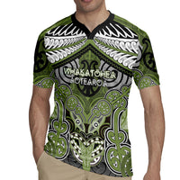 Aotearoa Iwi Whakatohea Personalised Rugby Jersey Maori Kowhaiwhai Pattern LT19 - Polynesian Pride