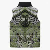 Aotearoa Iwi Whakatohea Personalised Sleeveless Puffer Jacket Maori Kowhaiwhai Pattern LT19 - Polynesian Pride