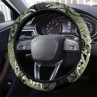 Aotearoa Iwi Whakatohea Steering Wheel Cover Maori Kowhaiwhai Pattern LT19 - Polynesian Pride