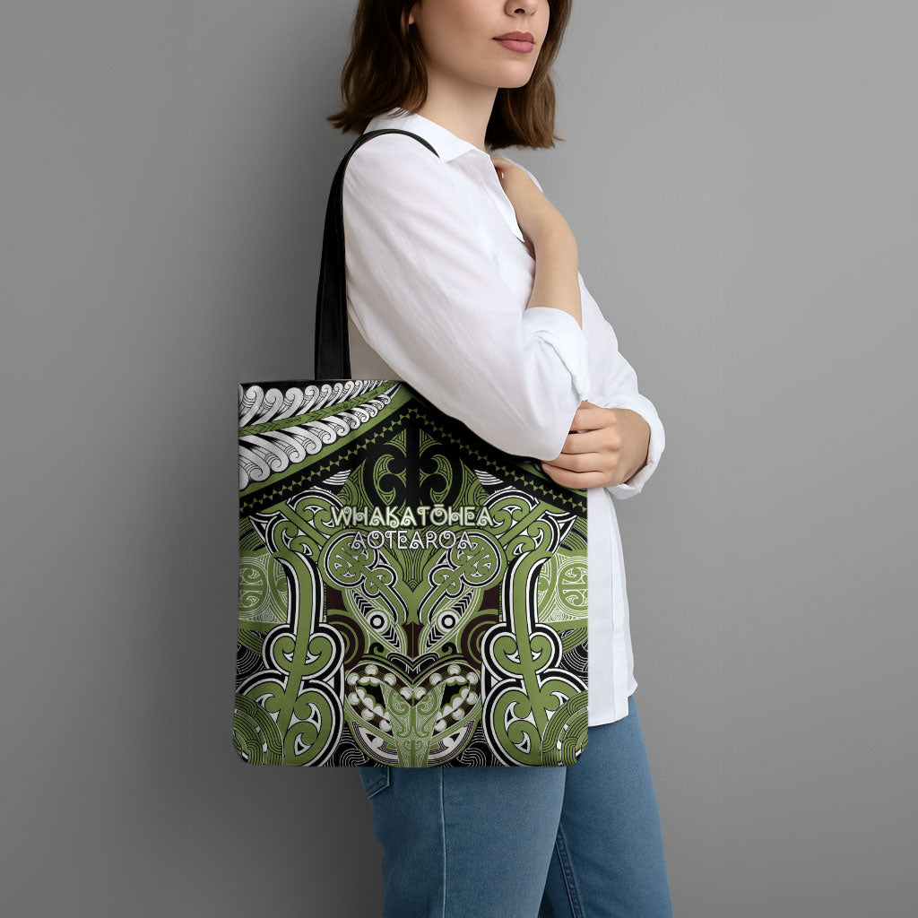 Aotearoa Iwi Whakatohea Tote Bag Maori Kowhaiwhai Pattern LT19 - Polynesian Pride