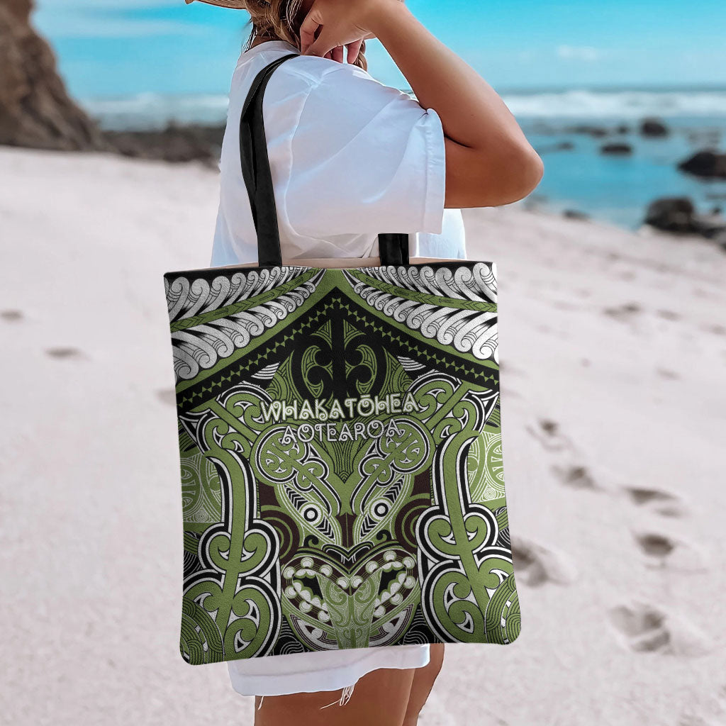 Aotearoa Iwi Whakatohea Tote Bag Maori Kowhaiwhai Pattern LT19 - Polynesian Pride