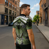Aotearoa Iwi Whakatohea Personalised Zipper Polo Shirt Maori Kowhaiwhai Pattern LT19 - Polynesian Pride