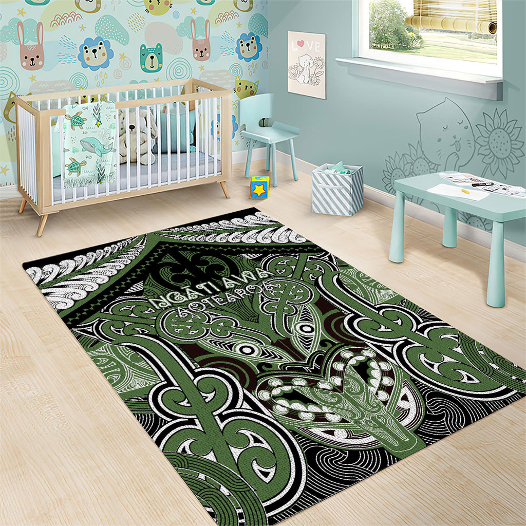 Aotearoa Iwi Ngati Awa Area Rug Maori Kowhaiwhai Pattern LT19 - Polynesian Pride