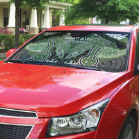 Aotearoa Iwi Ngati Awa Auto Sun Shade Maori Kowhaiwhai Pattern LT19 - Polynesian Pride