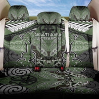 Aotearoa Iwi Ngati Awa Back Car Seat Cover Maori Kowhaiwhai Pattern LT19 One Size Green - Polynesian Pride