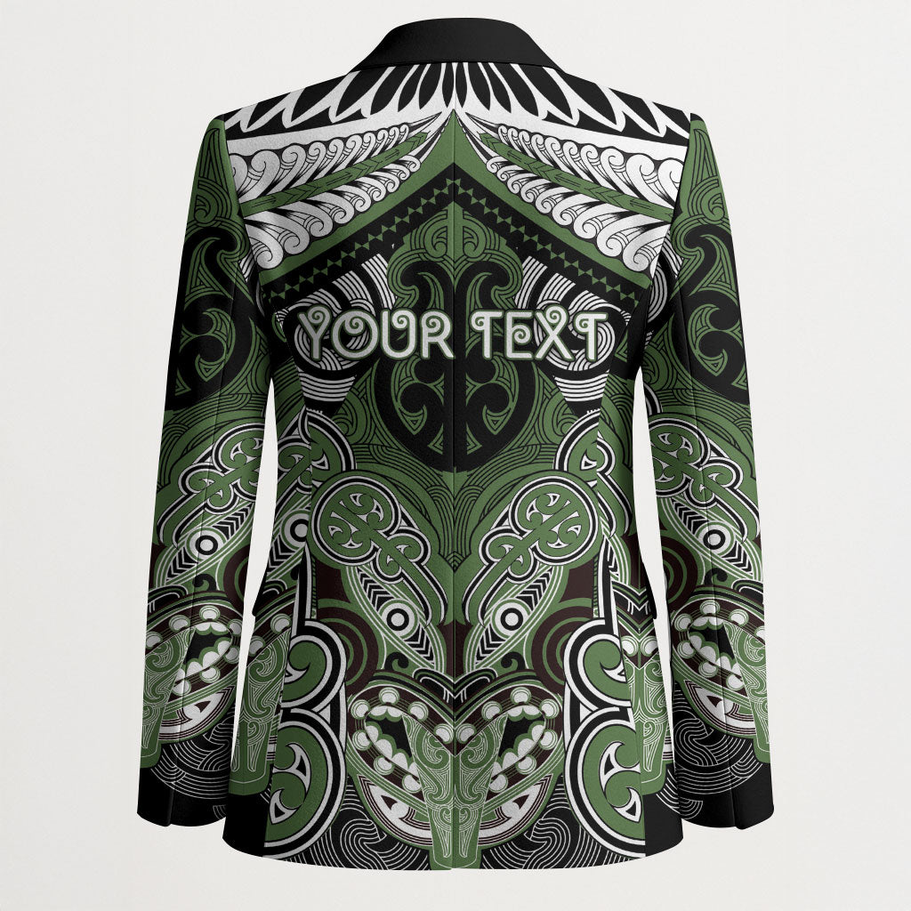 Aotearoa Iwi Ngati Awa Personalised Blazer Maori Kowhaiwhai Pattern LT19 - Polynesian Pride